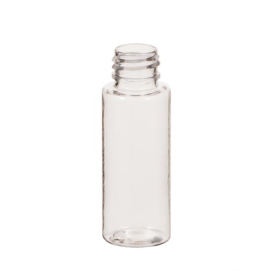 Transparent PET Slim Cylinder Round Bottle