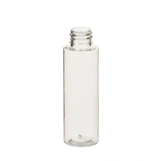 PET Clear Cylinder Round Bottle
