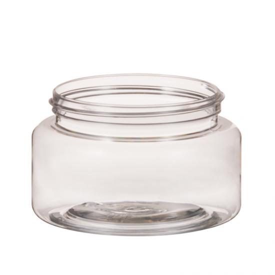 Clear PET Single Wall Plastic Jar