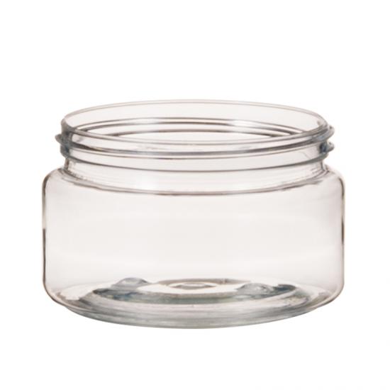 Transparent PET Single Wall Plastic Jar