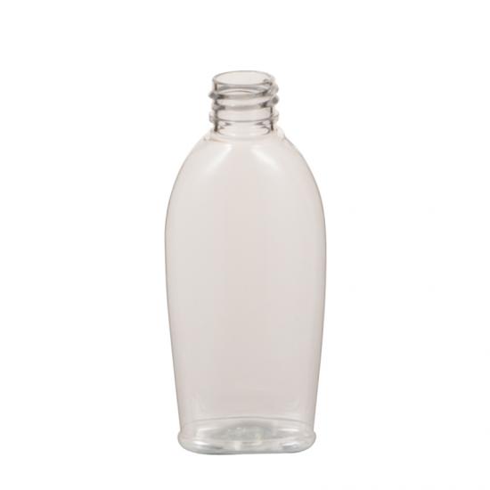 Transparent PET Oval Plastic Bottle