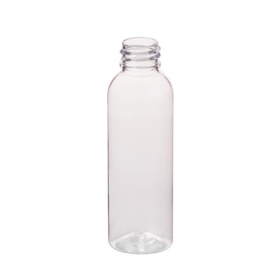 Transparent Transparent Cosmo Round PET Cosmetic Bottle