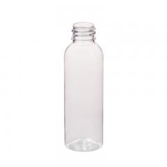 Transparent Transparent Cosmo Round PET Cosmetic Bottle