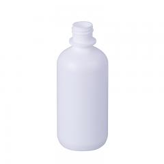 White Plastic PET Boston Round Lotion Bottle