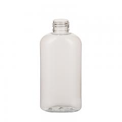 OEM Transparent PET Plastic Boston Round Shampoo Bottle manufacturers