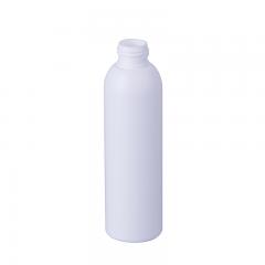White Plastic PET Bullet Round Lotion Bottle With 24/410 Neck Finish