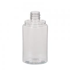 Transparent Transparent Round PET Cosmetic Bottle