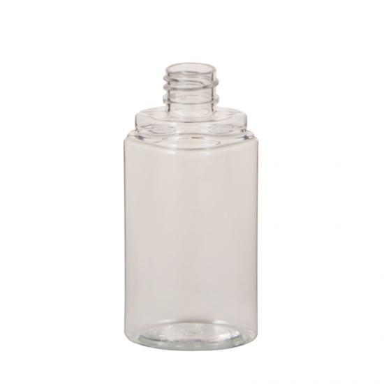 Transparent Transparent Round PET Shampoo Bottle