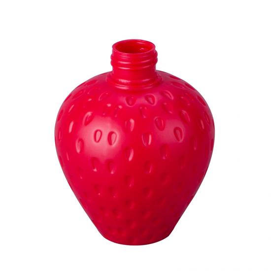 Red Plastic PET irregular Lotion Bottle