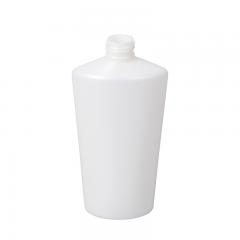 White PE Oval Plastic Bottle