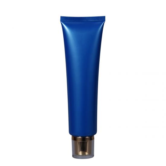 OEM Blue Color Cosmetic Soft Tube in Glossy Finish manufacturers