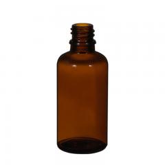 Amber European Dropper Glass Bottle