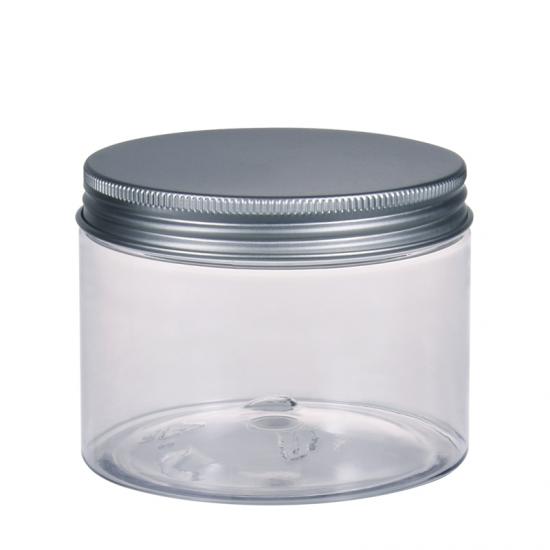 Transparent PET Straigh Sided Plastic Jar