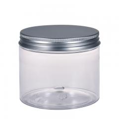 Transparent PET Straigh Sided Plastic Jar