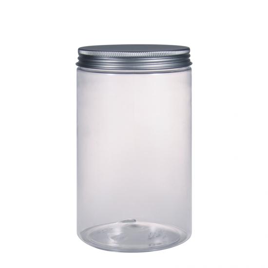 Transparent PET Straigh Sided Plastic Jar