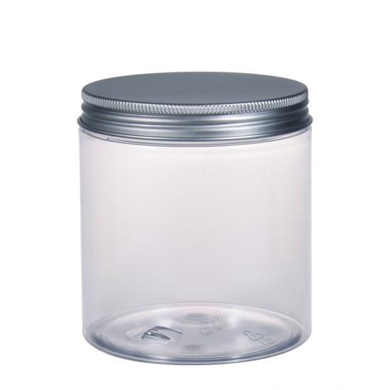 Transparent PET Straigh Sided Plastic Jar