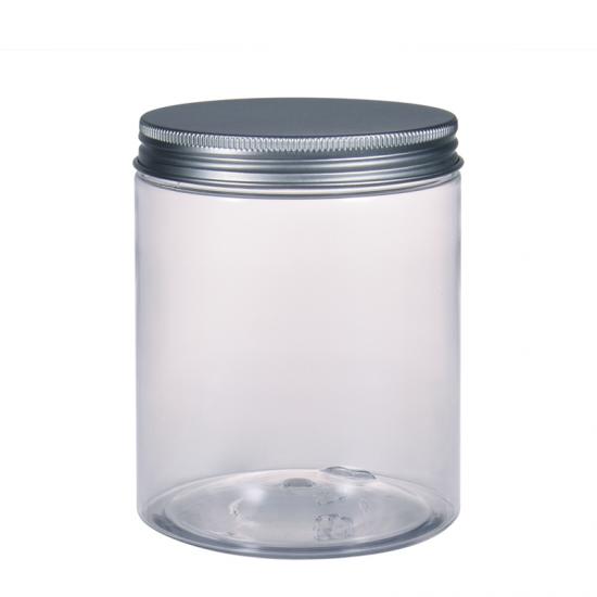 Transparent PET Straigh Sided Plastic Jar